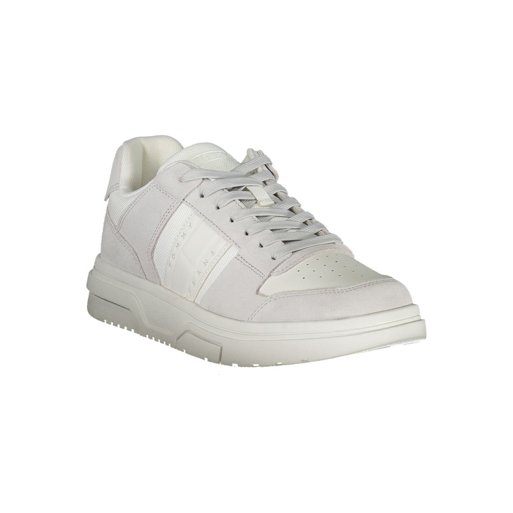 Baskets homme Tommy Hilfiger en polyuréthane blanc