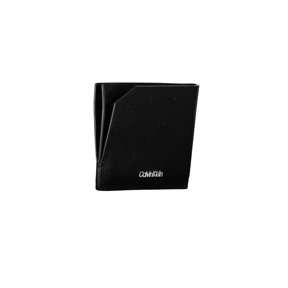 Portefeuille Calvin Klein en cuir noir pour homme