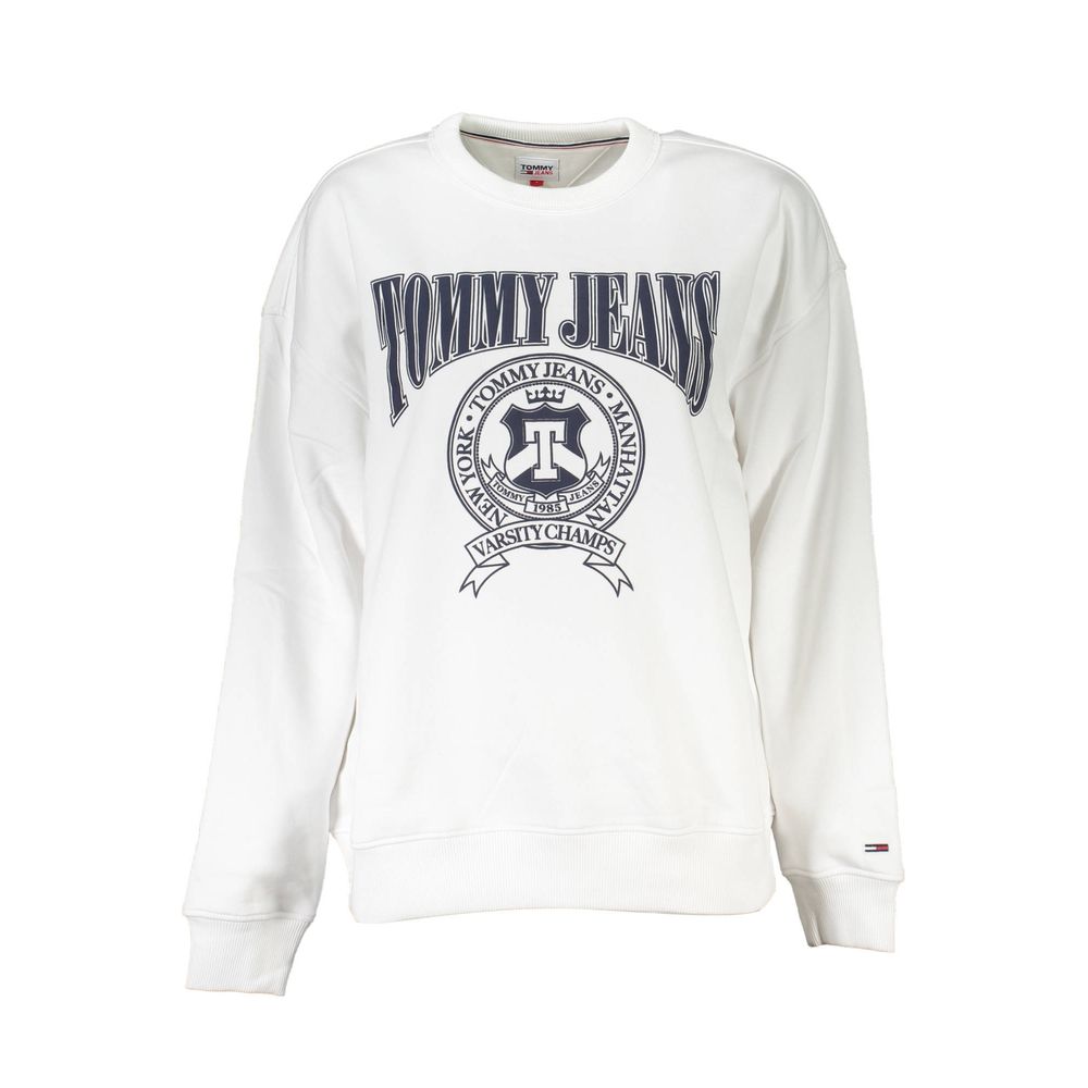 Sweat-shirt en coton blanc Tommy Hilfiger pour femme