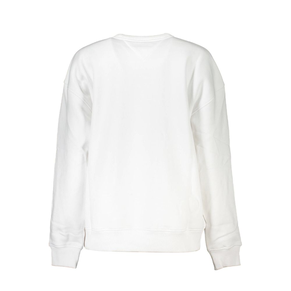 Sweat-shirt en coton blanc Tommy Hilfiger pour femme