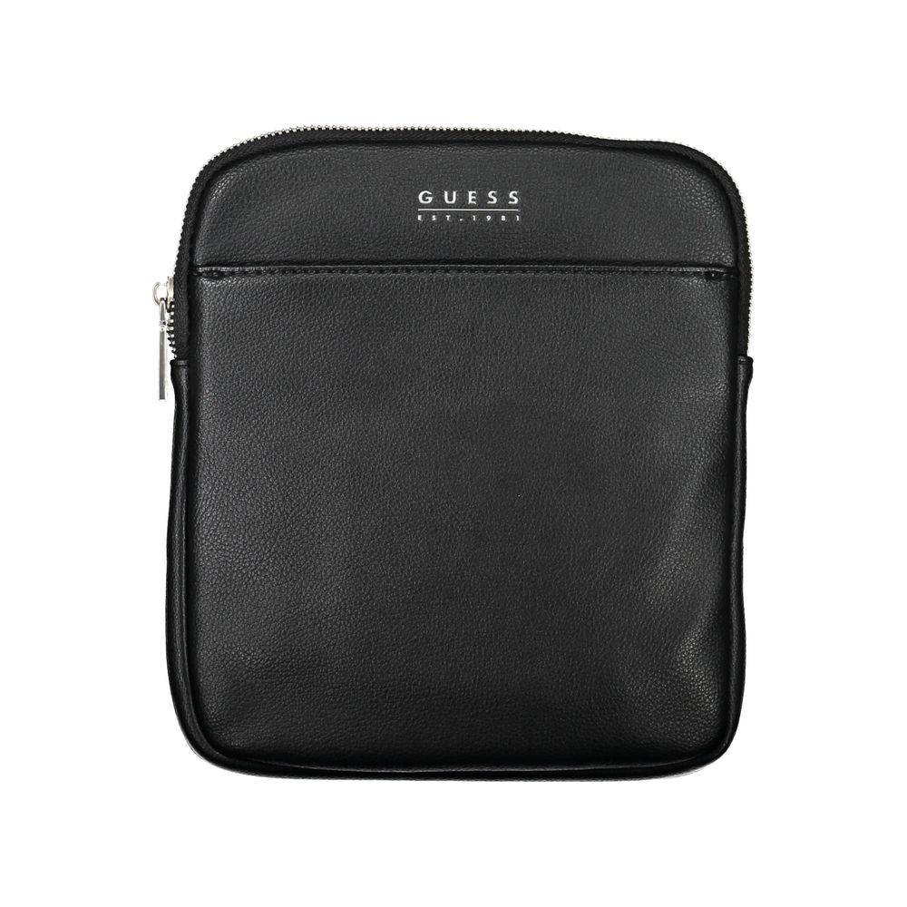 Guess Jeans – Schwarze Polyethylen-Umhängetasche