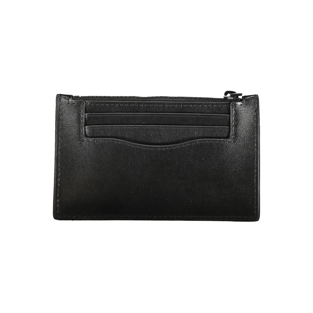 Portefeuille Calvin Klein en cuir noir pour homme