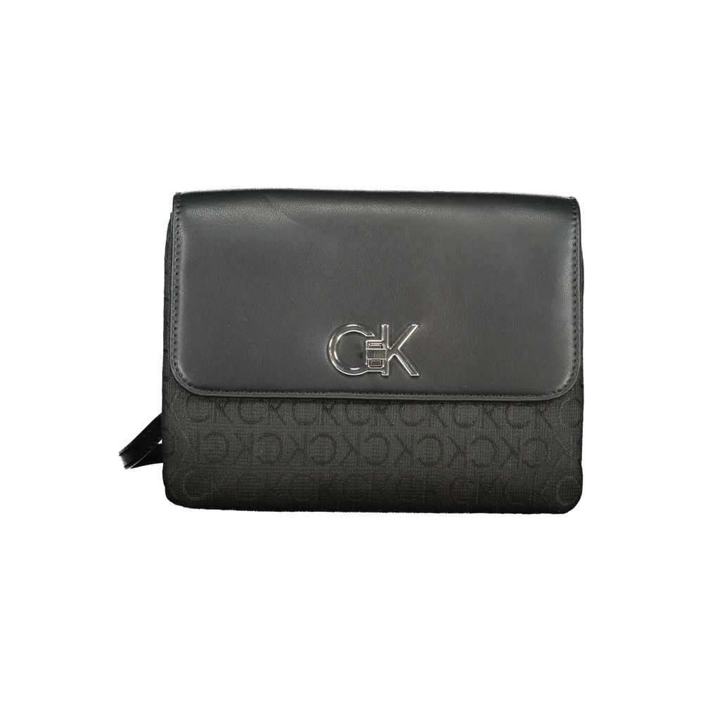 Sac à main noir Calvin Klein en polyester pour femme