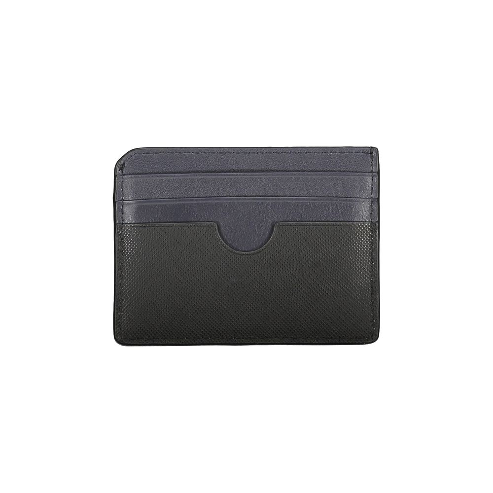 Portefeuille homme en cuir noir Tommy Hilfiger