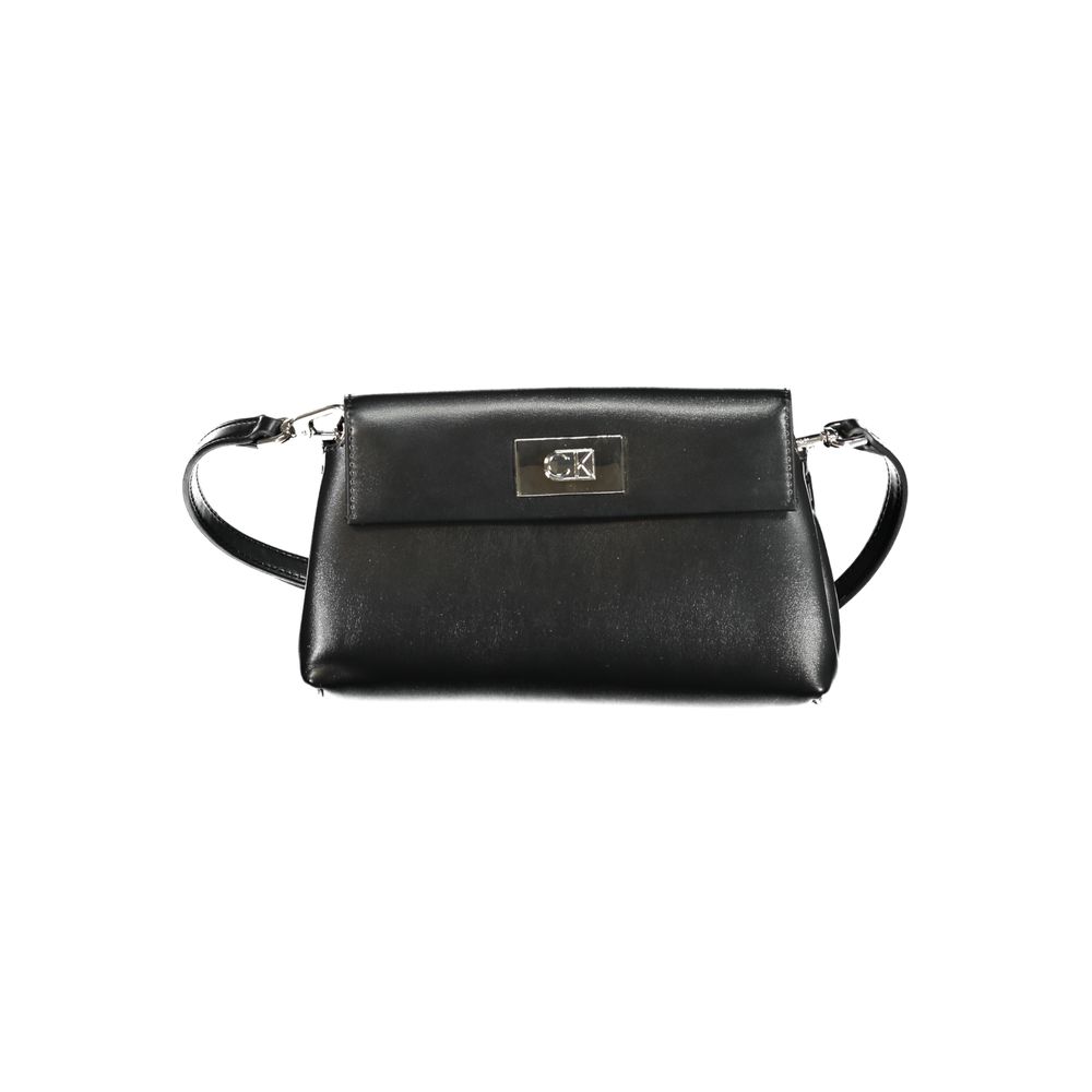 Sac à main noir Calvin Klein en polyester pour femme
