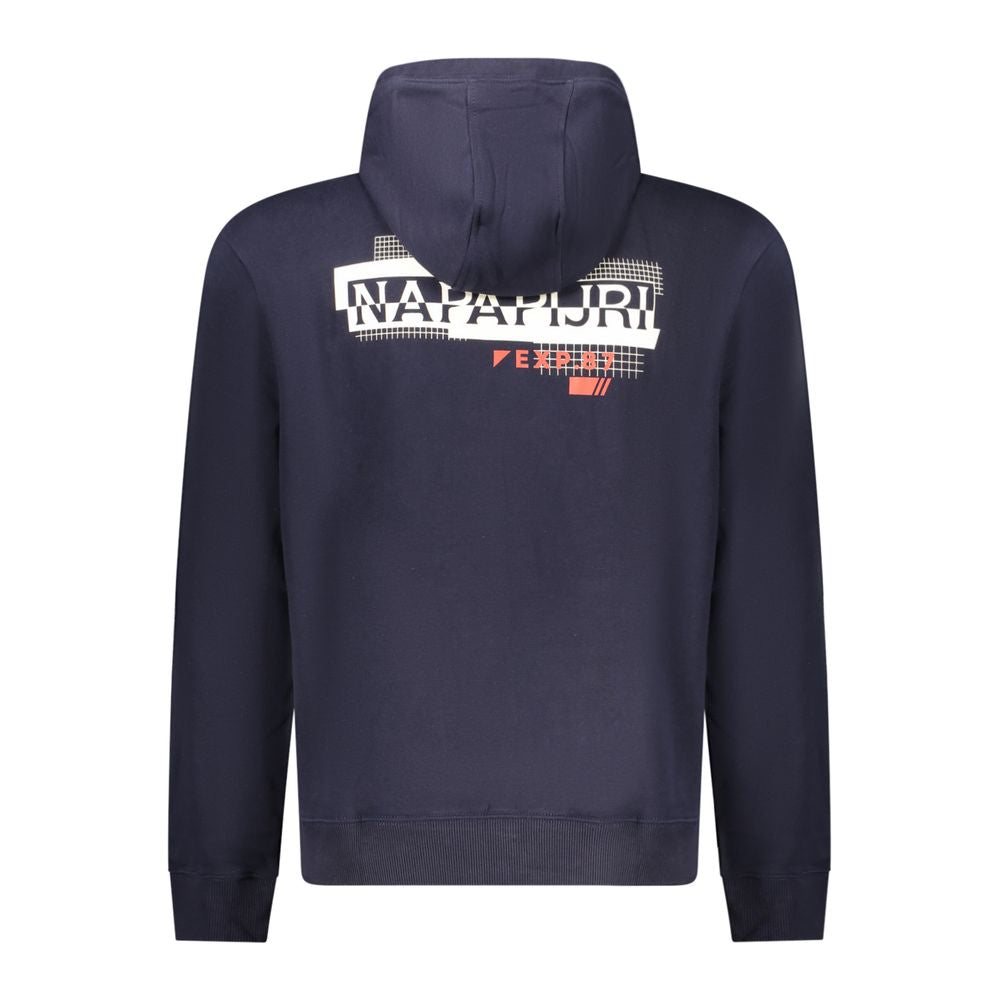 Sweat à capuche Napapijri pour homme en coton bleu