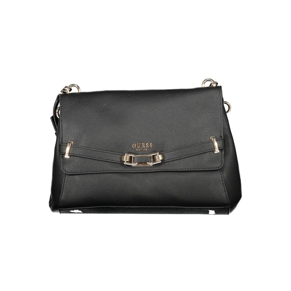 Sac à main Guess en polyuréthane noir pour femme