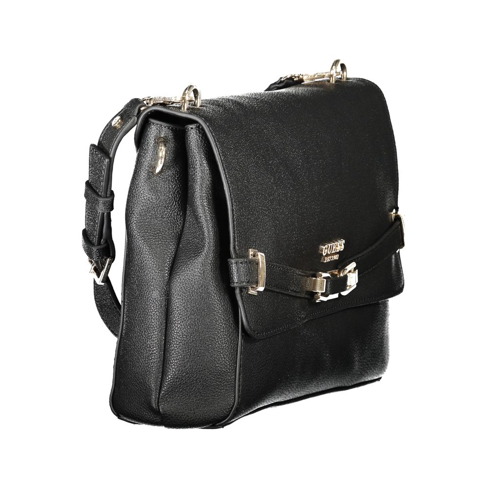 Sac à main Guess en polyuréthane noir pour femme