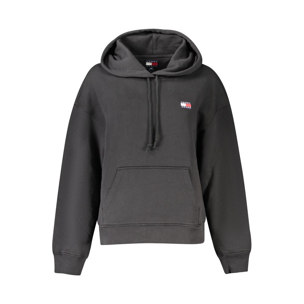 Sweat-shirt Tommy Hilfiger noir en coton pour femme