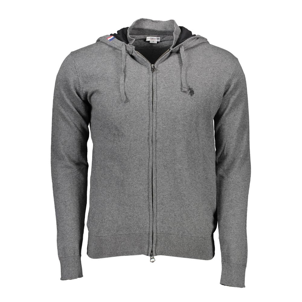 U.S. POLO ASSN. Pull Homme Gris en Coton