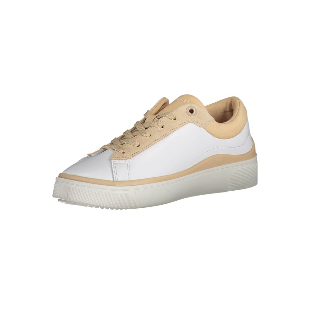 Tommy Hilfiger Bianco Polyester Women Sneaker