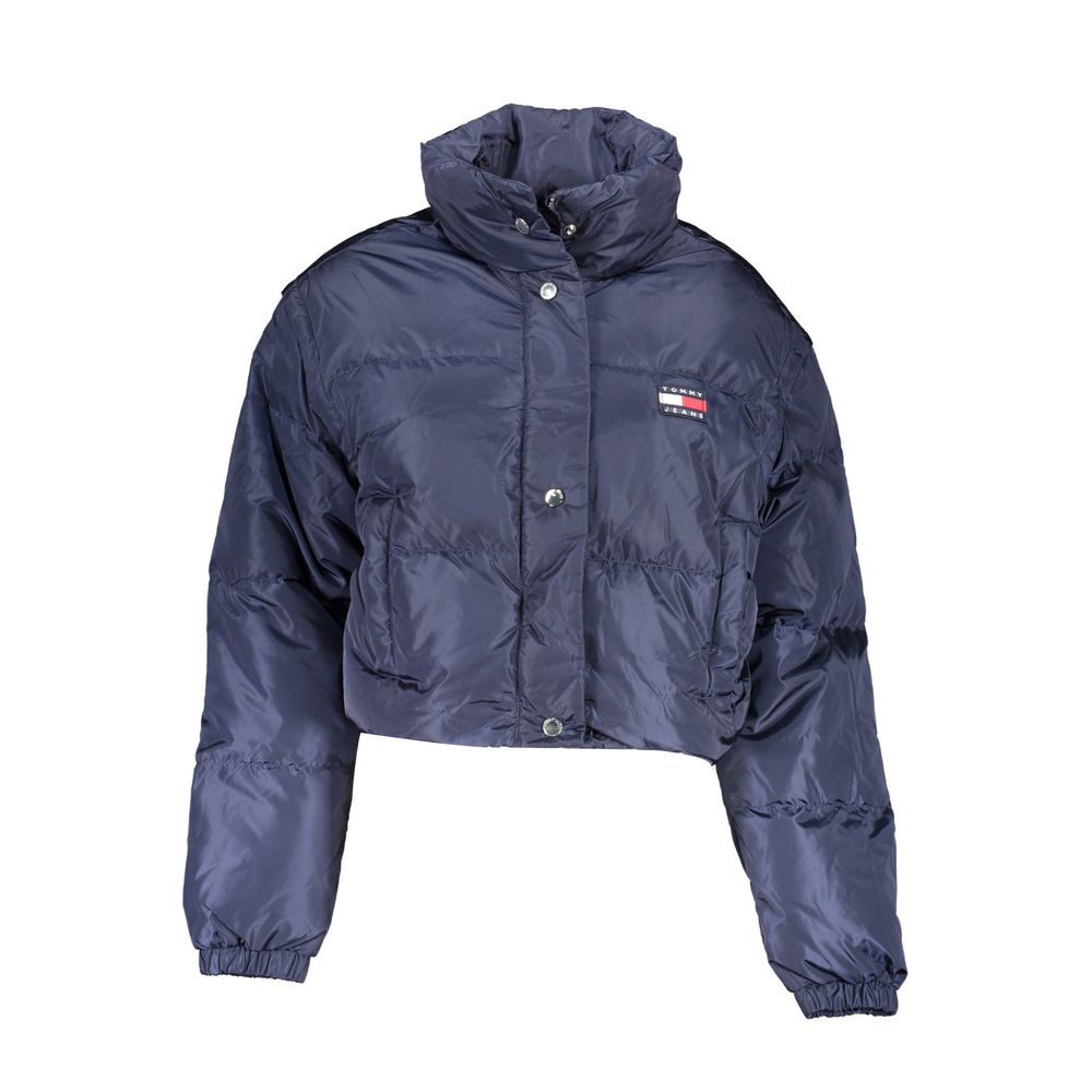 Veste Tommy Hilfiger en nylon bleu pour femme