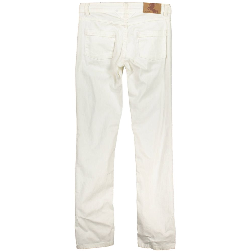 Weiße Jeans und Hose aus Baumwollmischung
