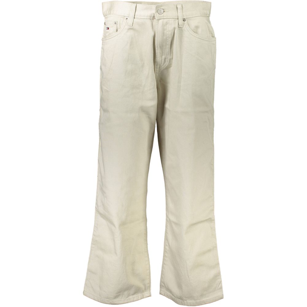 Tommy Hilfiger Jean en Coton Beige pour Femme