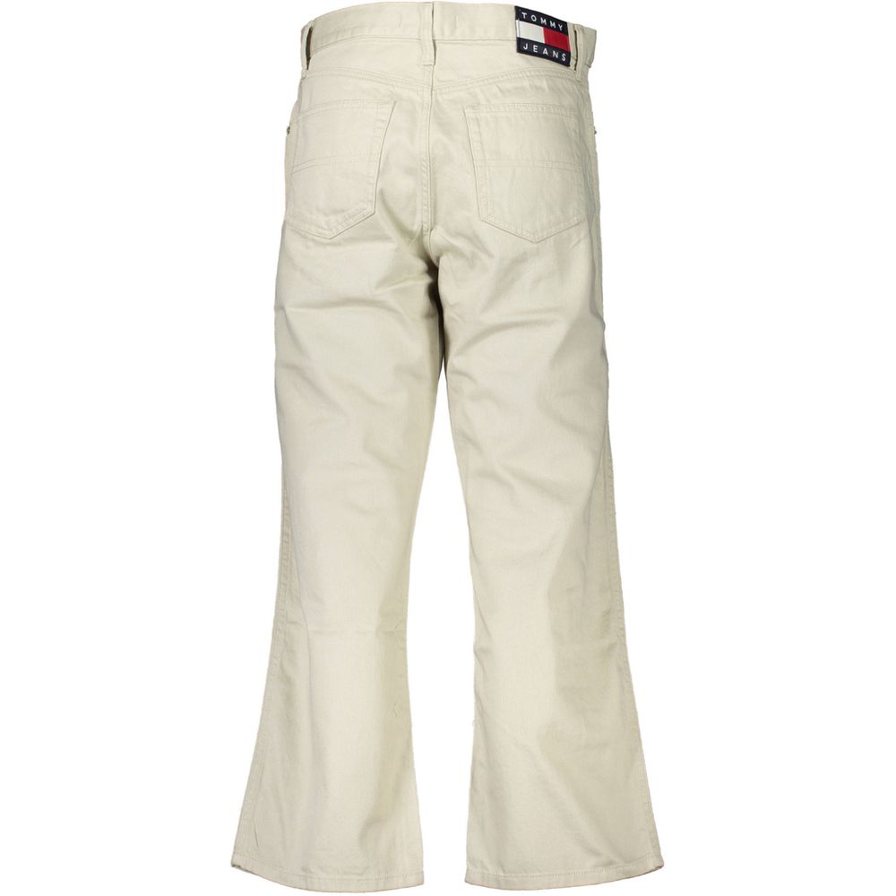 Tommy Hilfiger Jean en Coton Beige pour Femme