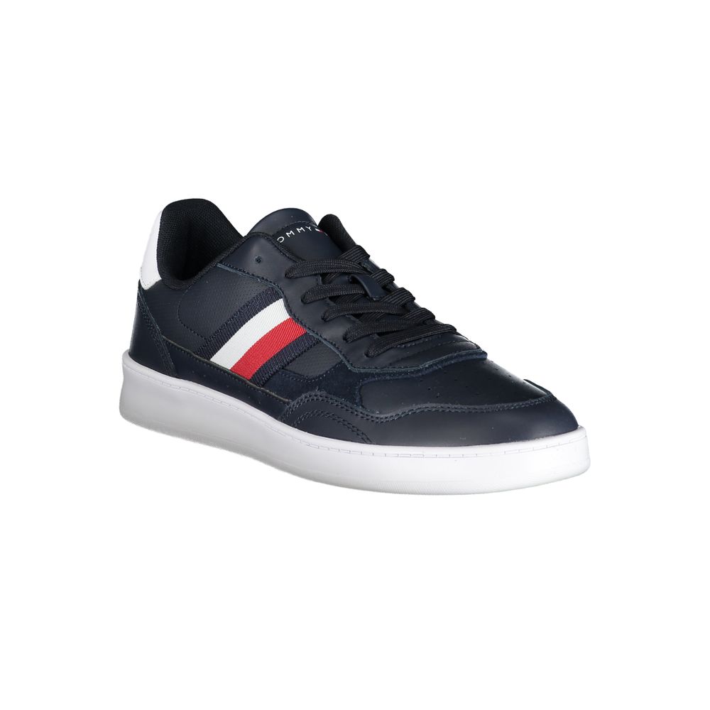 Baskets homme en polyuréthane bleu Tommy Hilfiger