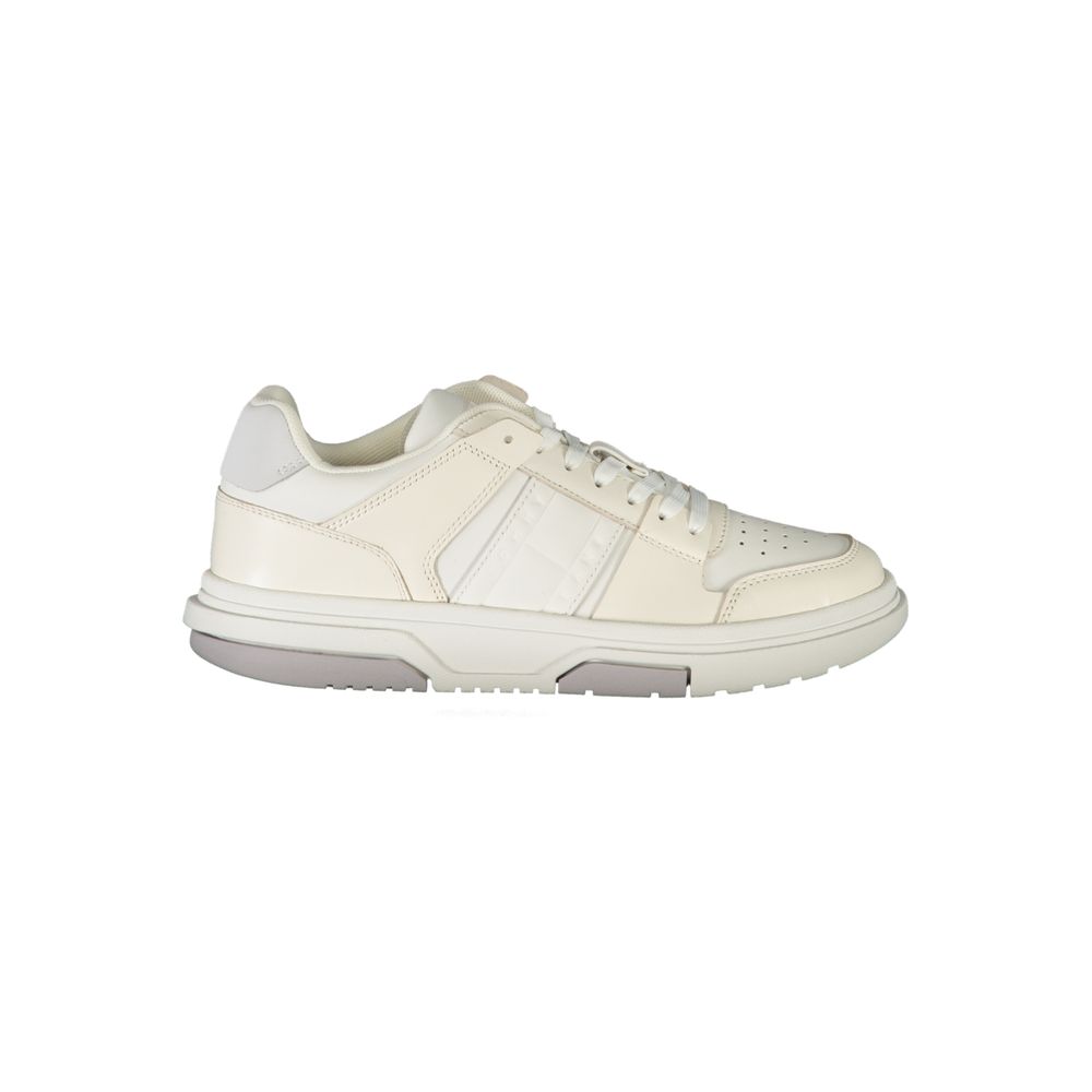 Baskets en cuir blanc Tommy Hilfiger pour femme