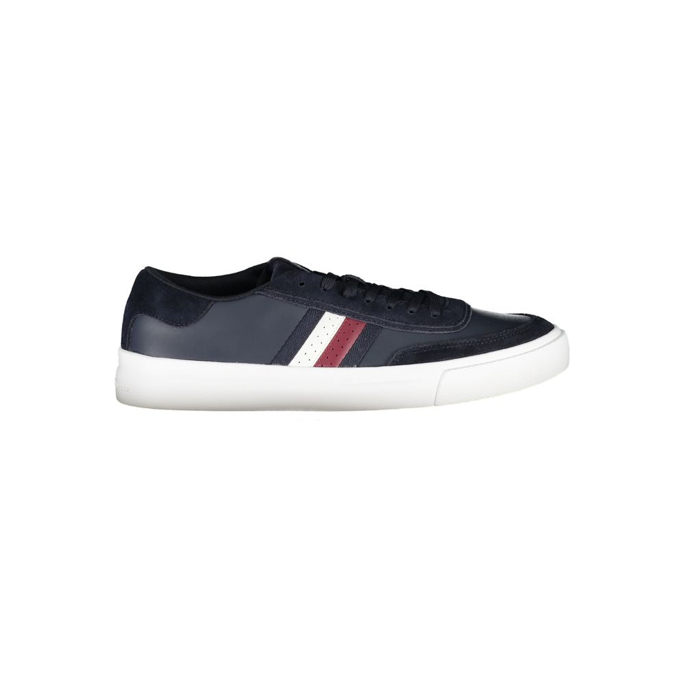 Baskets Tommy Hilfiger en cuir bleu pour homme