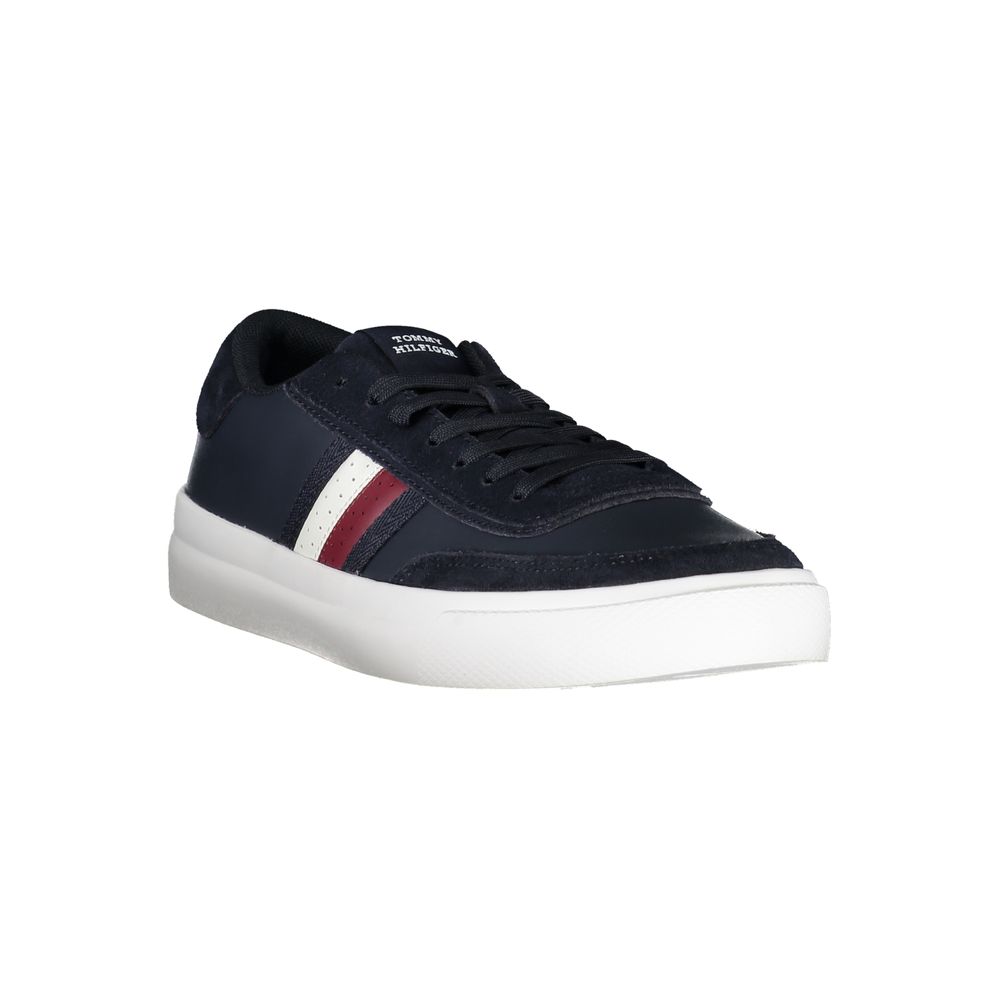 Baskets Tommy Hilfiger en cuir bleu pour homme