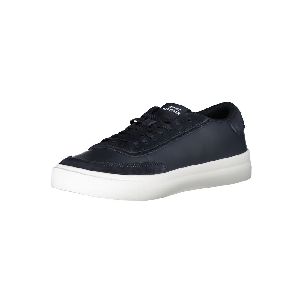 Baskets Tommy Hilfiger en cuir bleu pour homme
