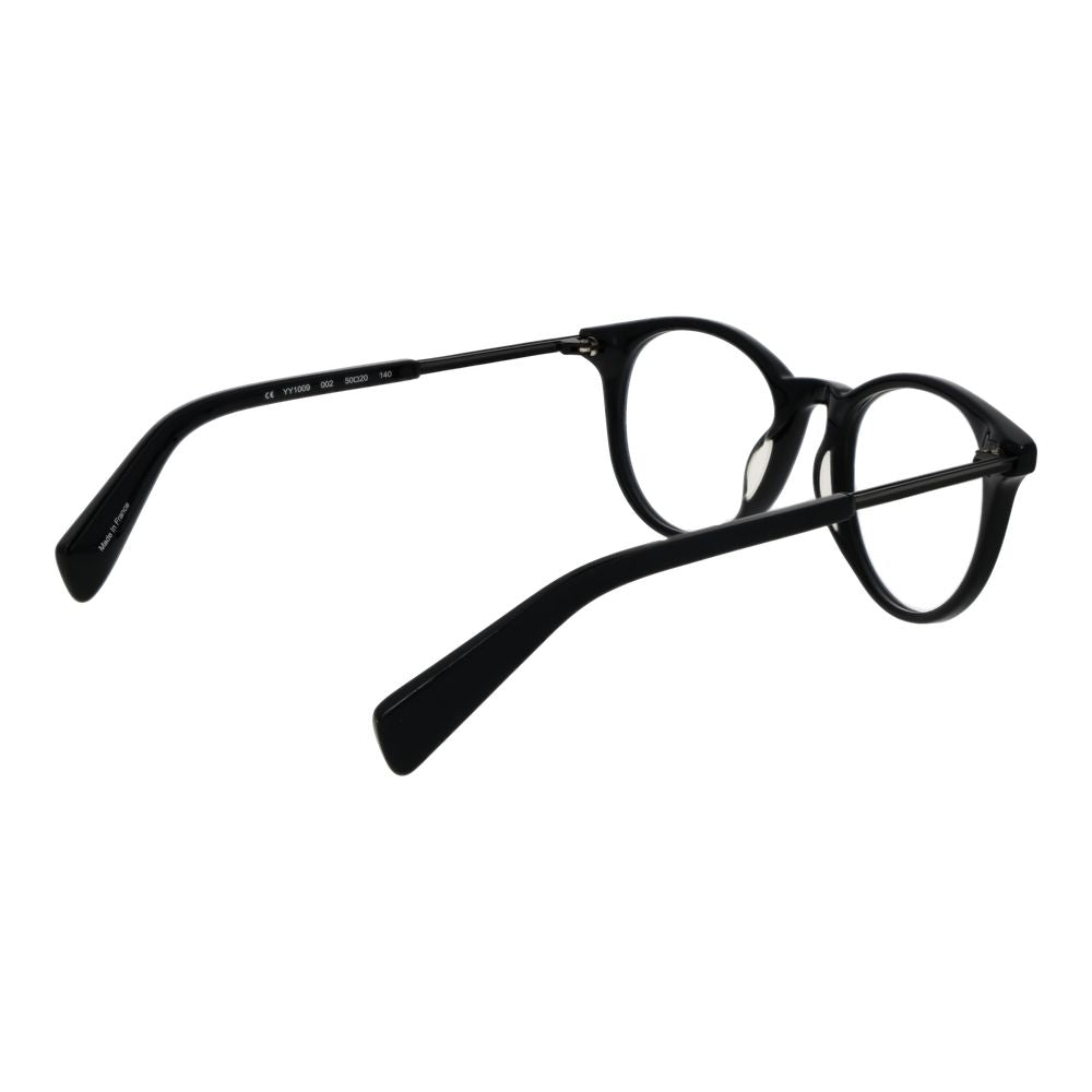 Lunettes (montures) en plastique noir Yohji Yamamoto