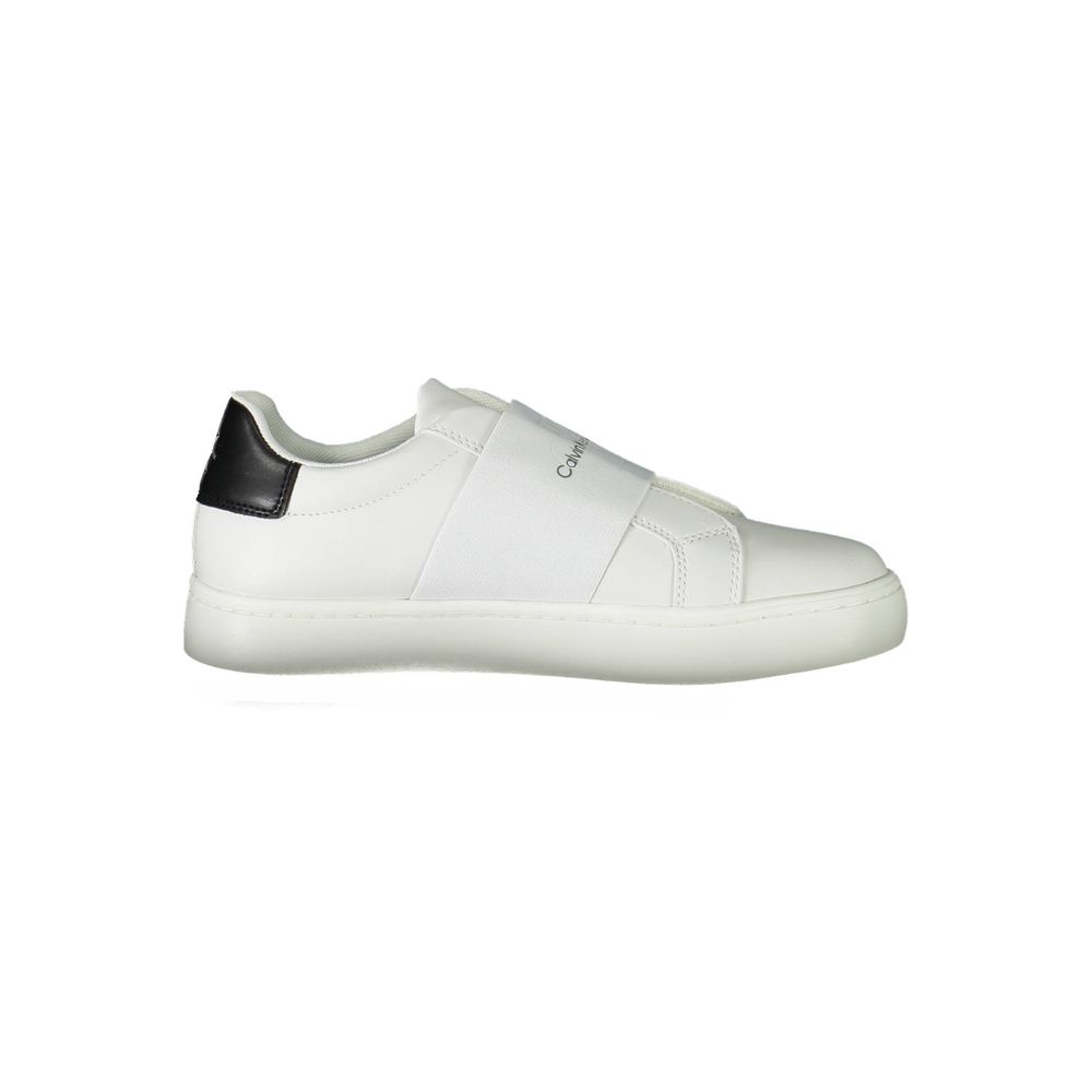 Baskets Calvin Klein Bianco en polyester pour femme