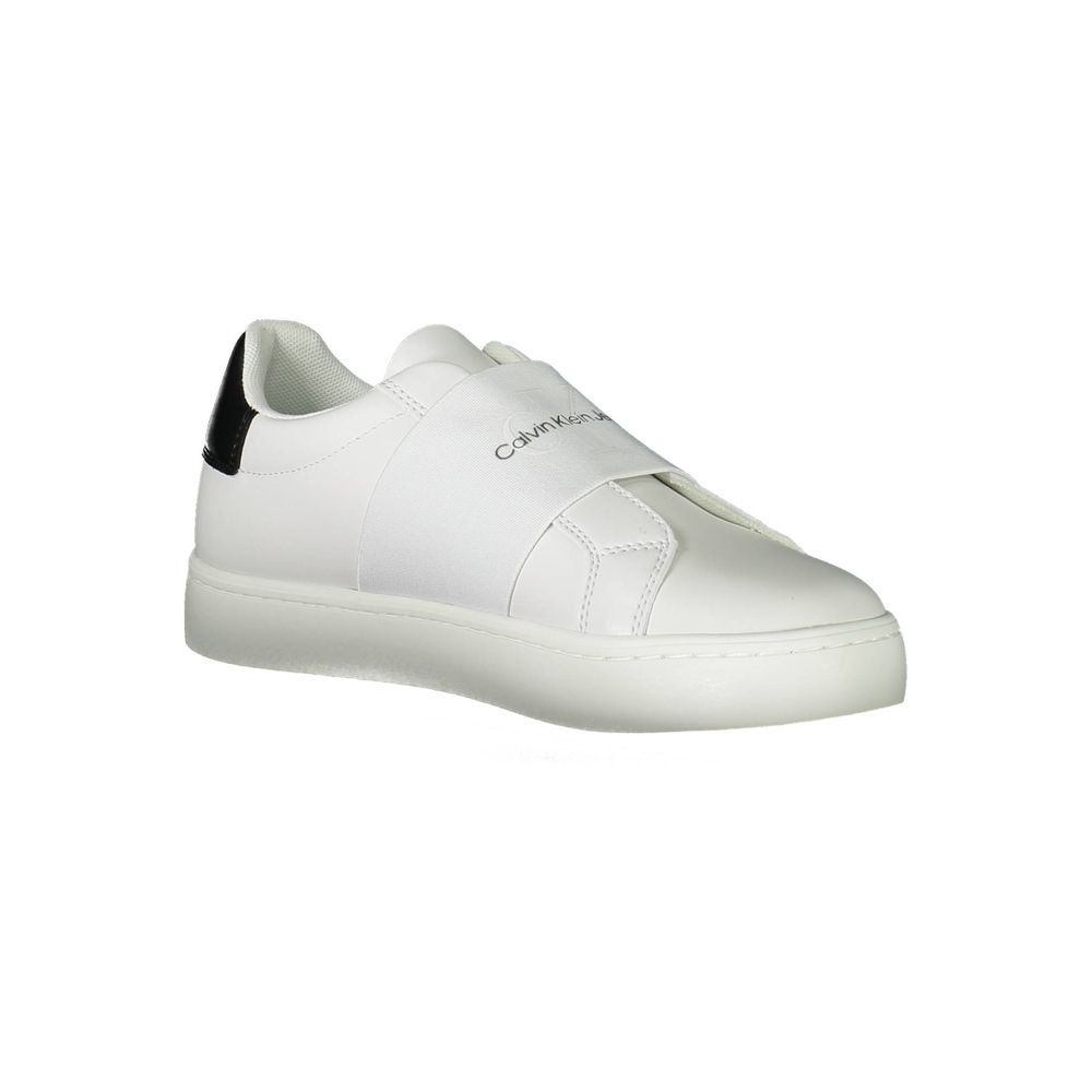 Baskets Calvin Klein Bianco en polyester pour femme