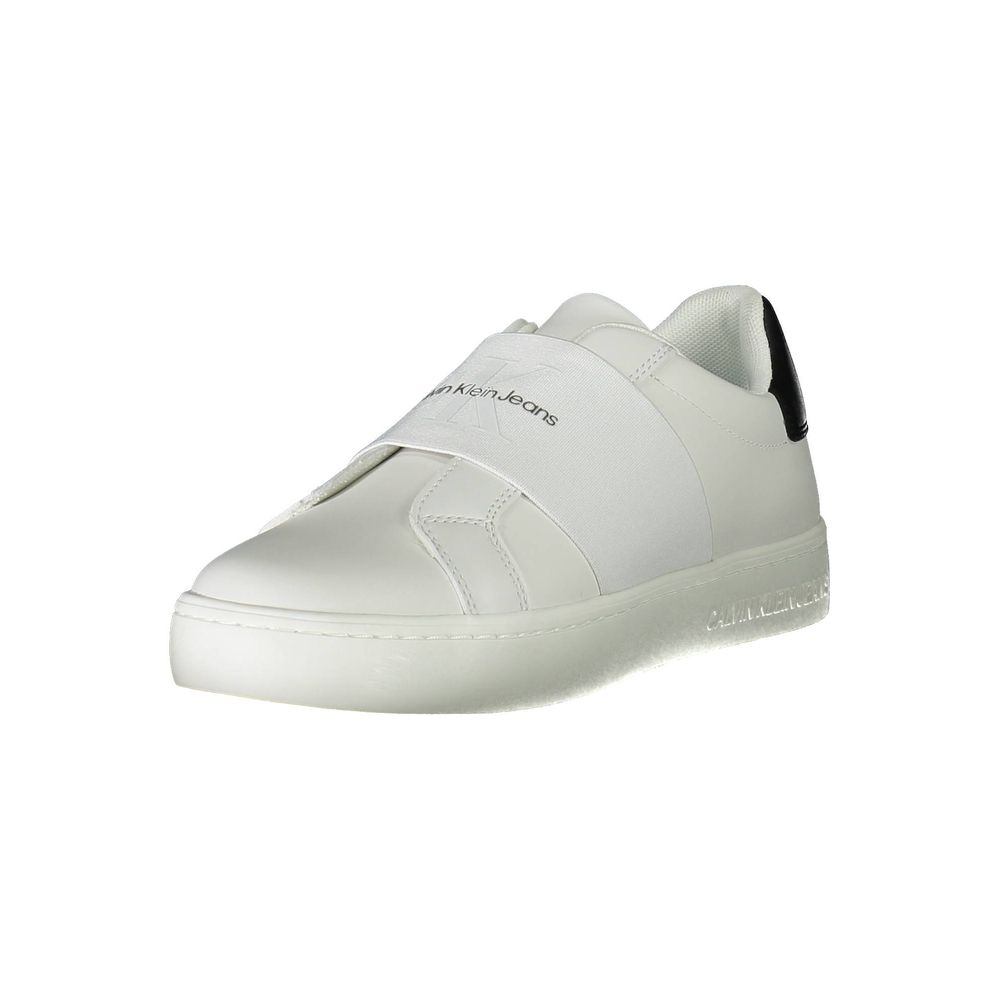 Baskets Calvin Klein Bianco en polyester pour femme
