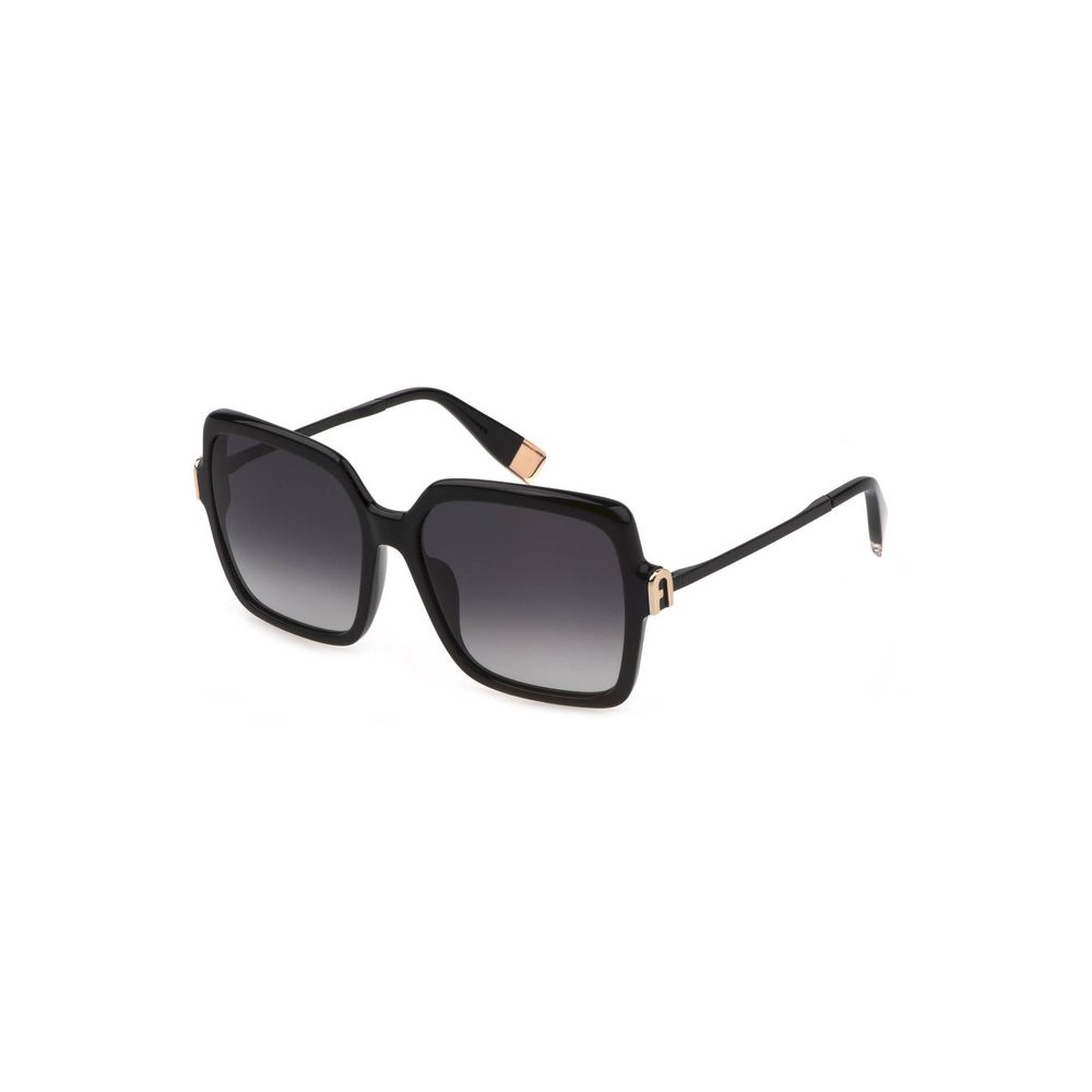Furla Damen-Sonnenbrille aus schwarzem Acetat