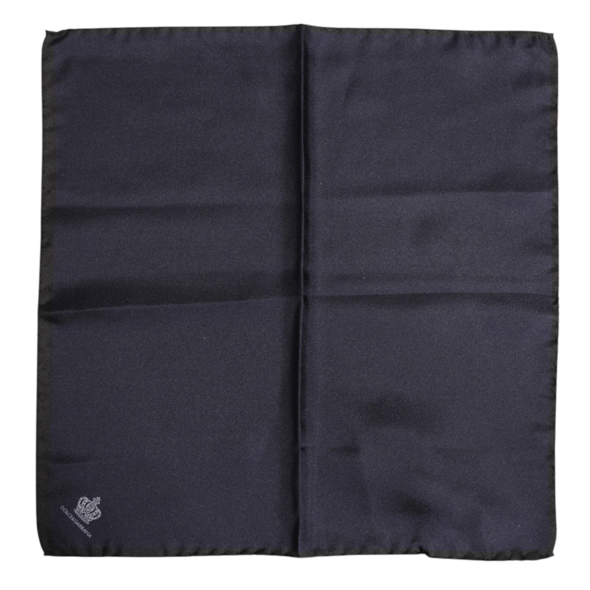 Foulard Écharpe Carrée en Soie Bleu DG Crown Dolce & Gabbana pour Homme