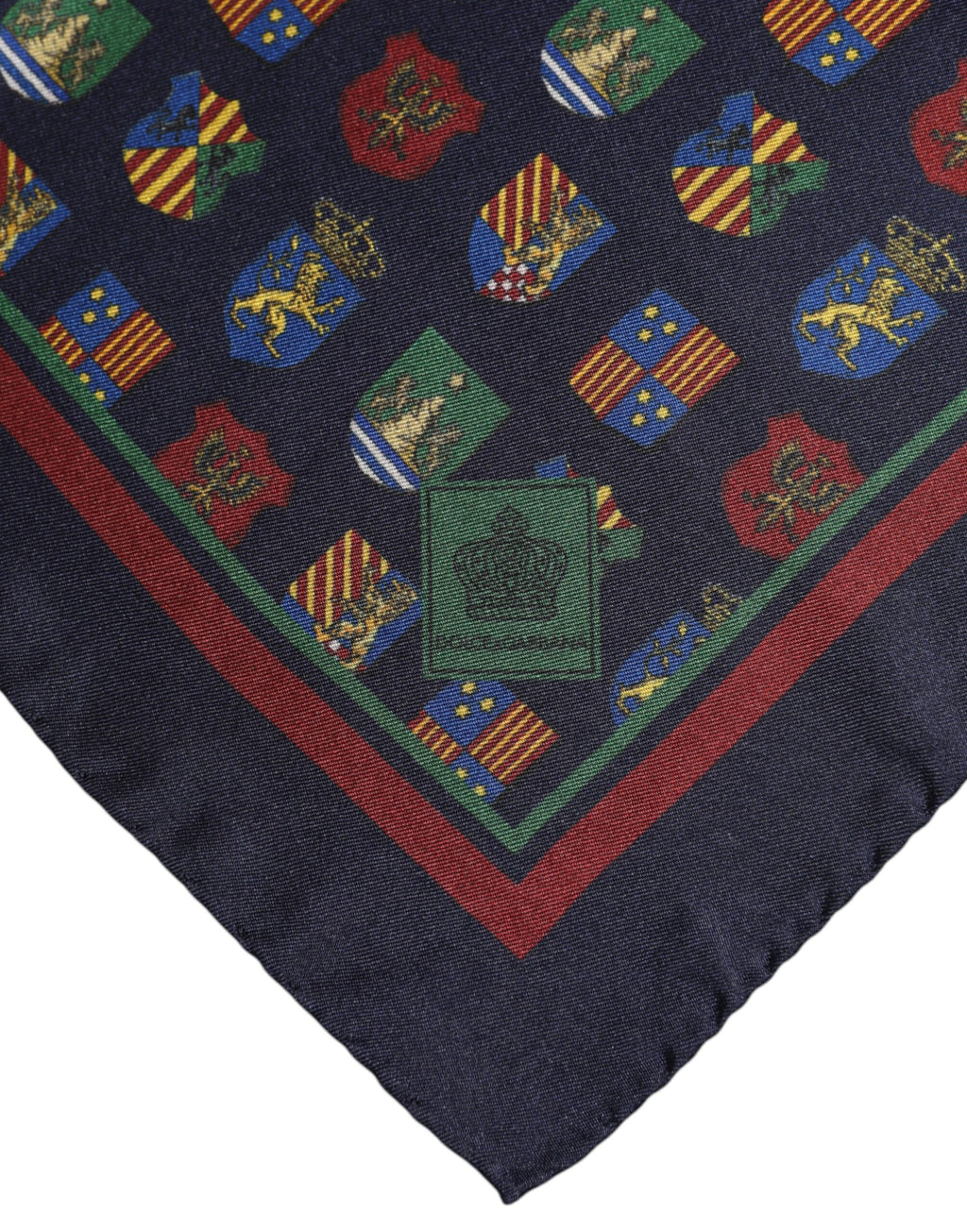 Foulard carré Dolce & Gabbana Médailles multicolores