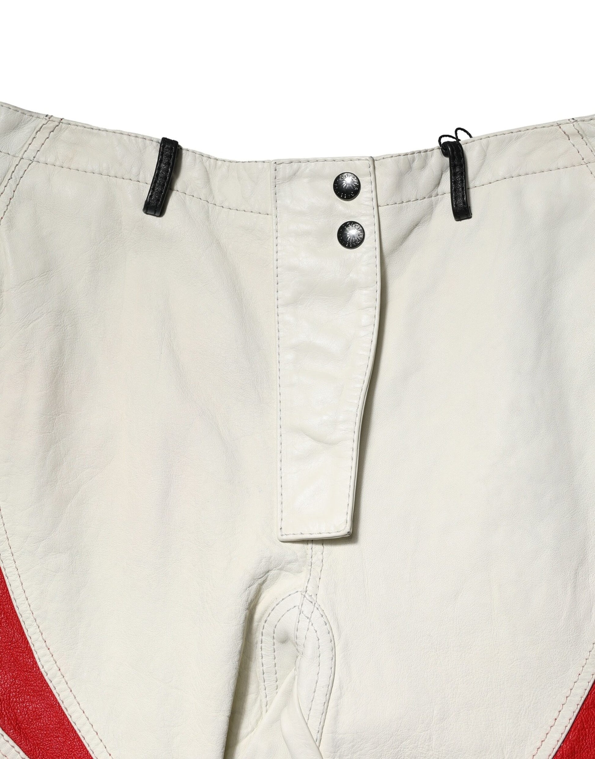 Pantalon Fuselé Homme Dolce & Gabbana en Peau d'Agneau Multicolore