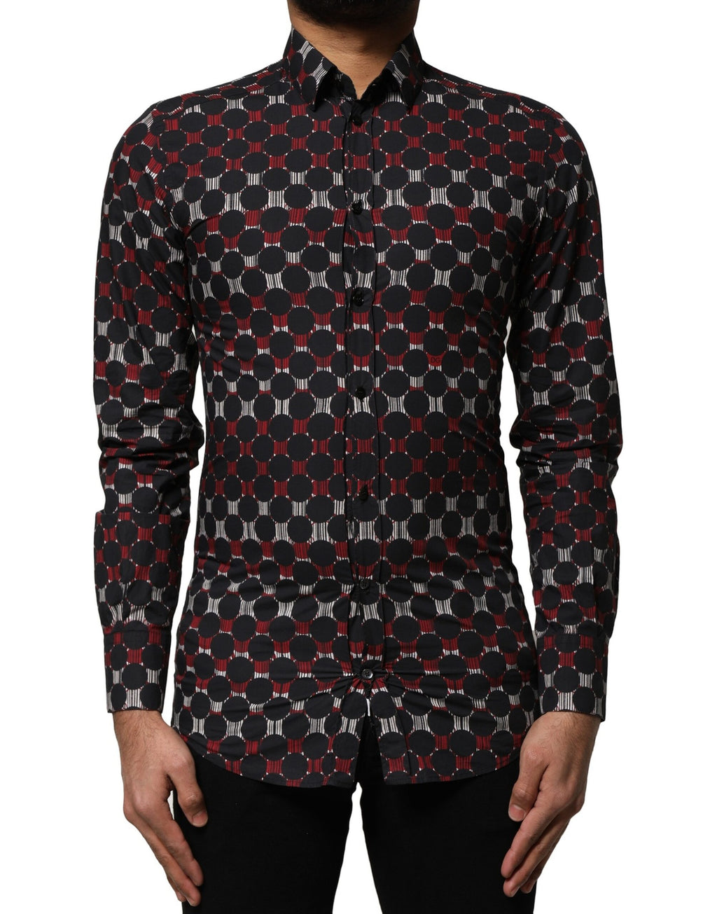 Chemise manches longues Dolce & Gabbana GOLD en coton multicolore