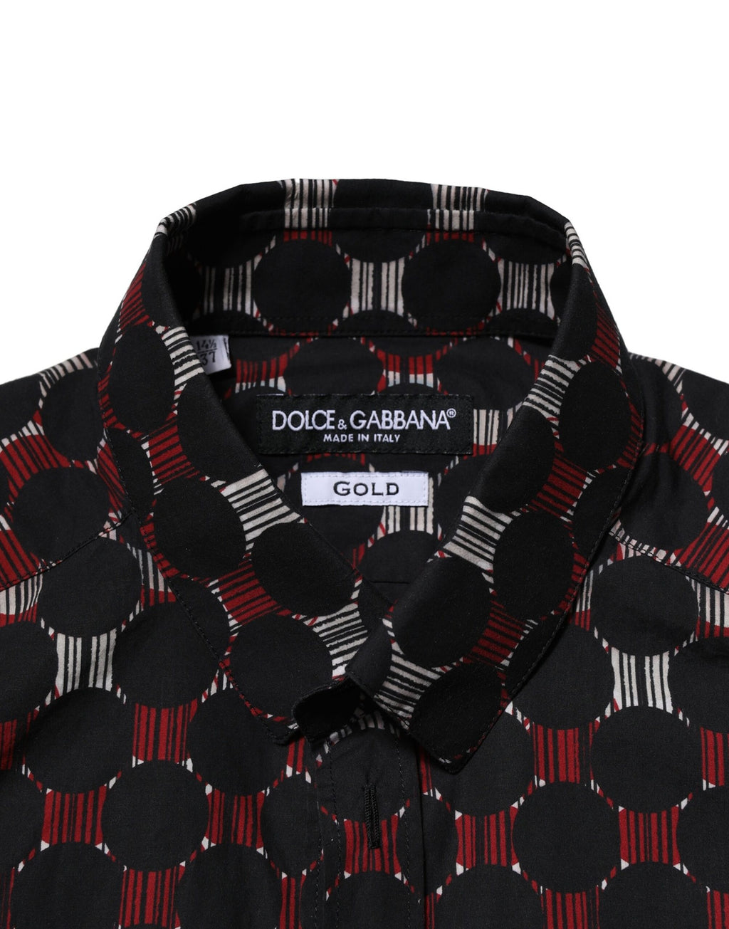 Chemise manches longues Dolce & Gabbana GOLD en coton multicolore