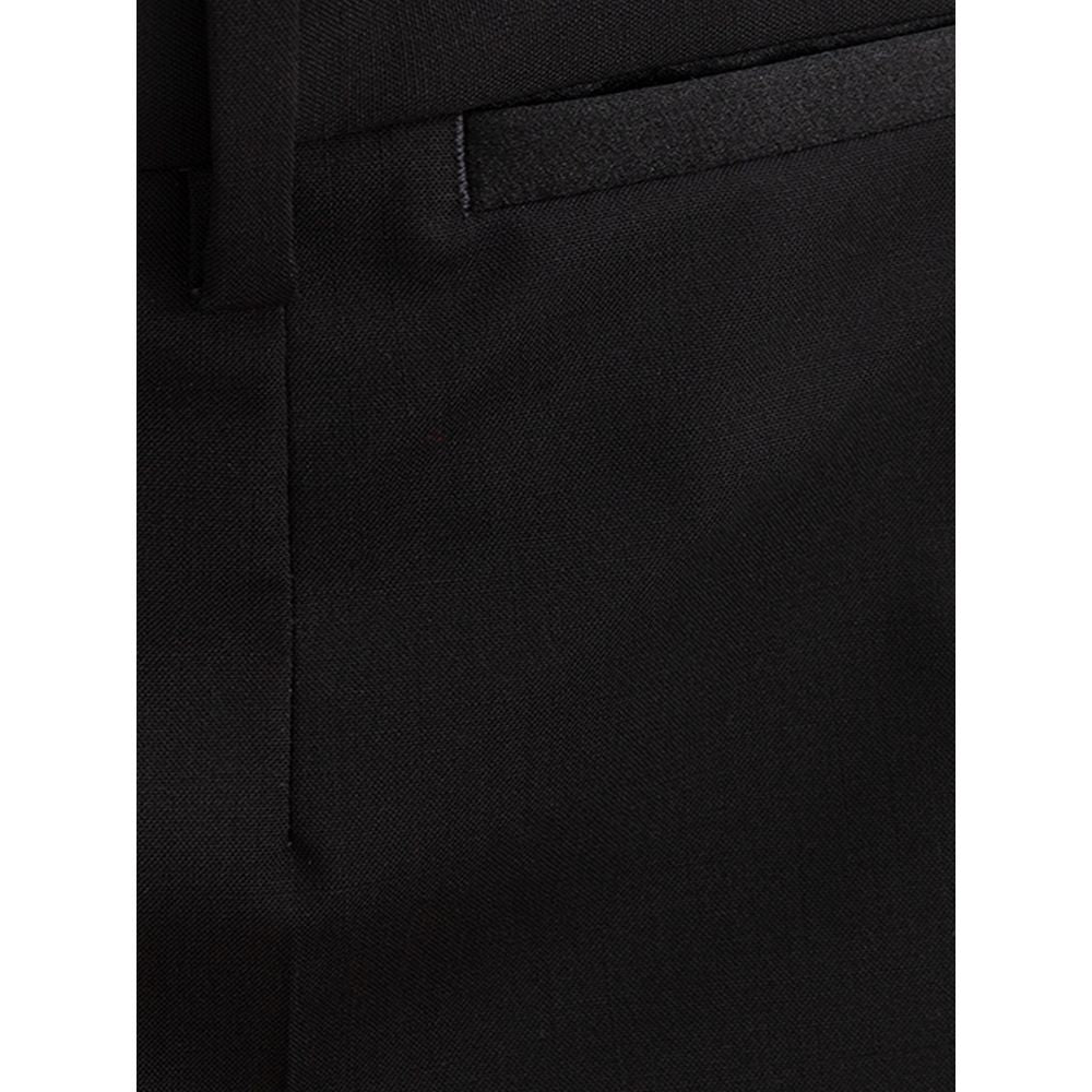 Pantalon de costume noir en laine Dolce & Gabbana