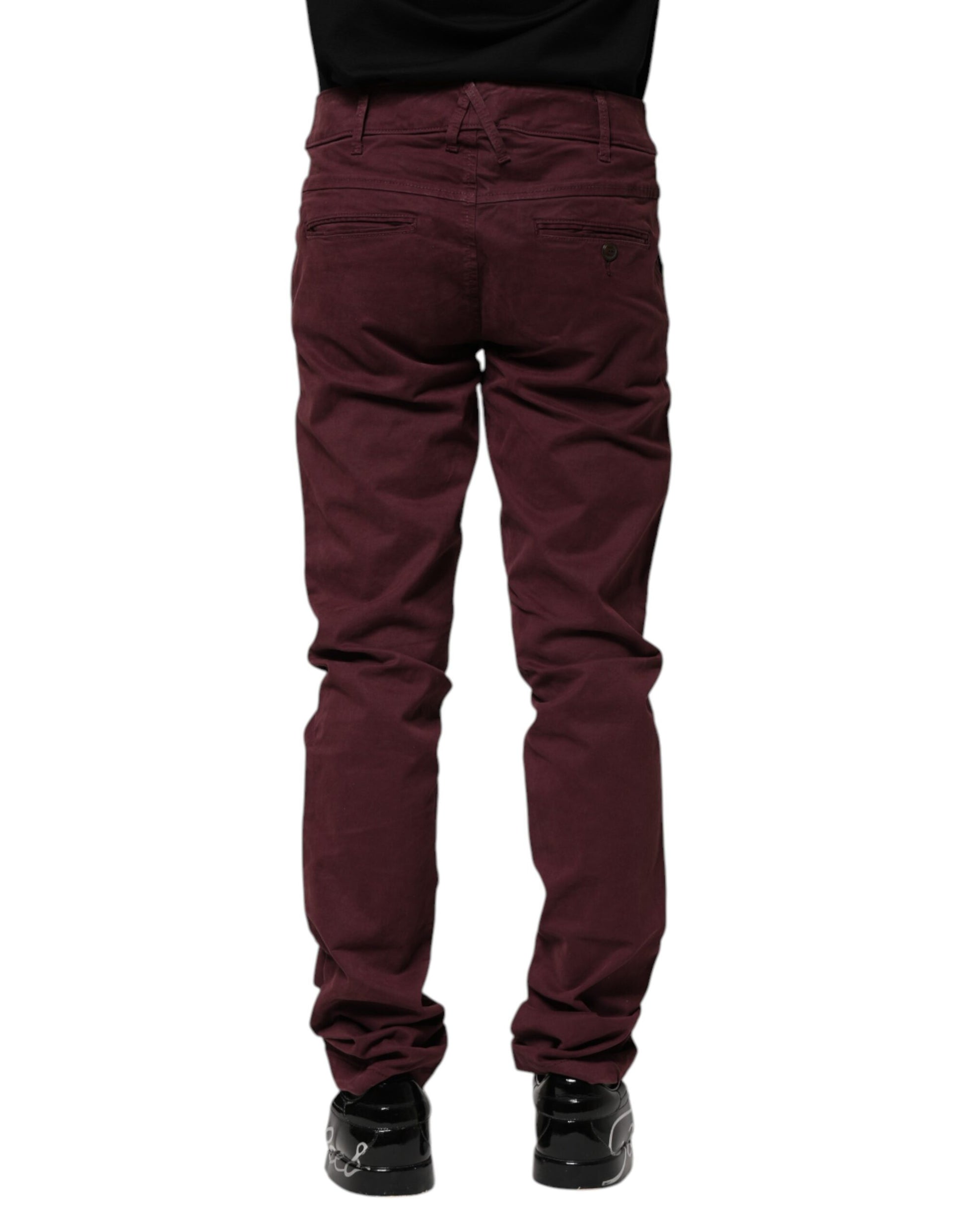 CYCLE Kastanienbraune Skinny Fit Jeans aus Baumwoll-Stretch für Herren