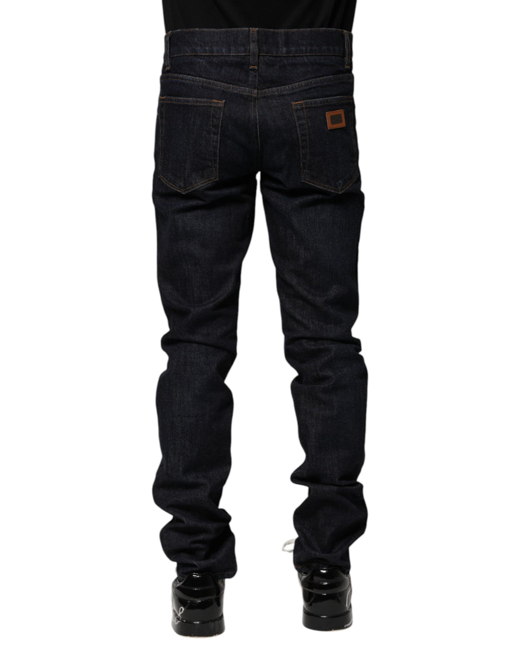 Dolce & Gabbana Jean Skinny Homme en Coton Noir