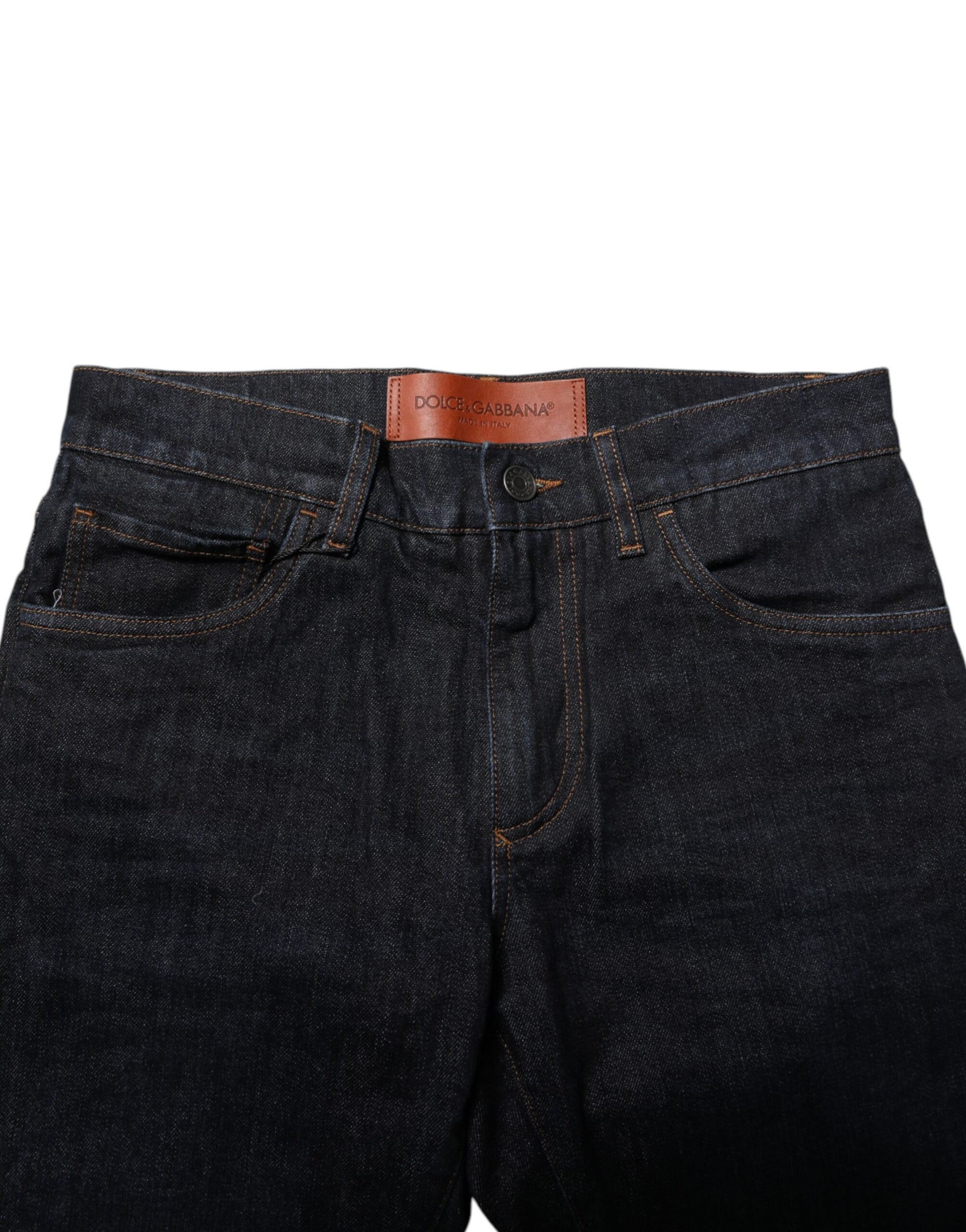 Dolce & Gabbana Jean Skinny Homme en Coton Noir