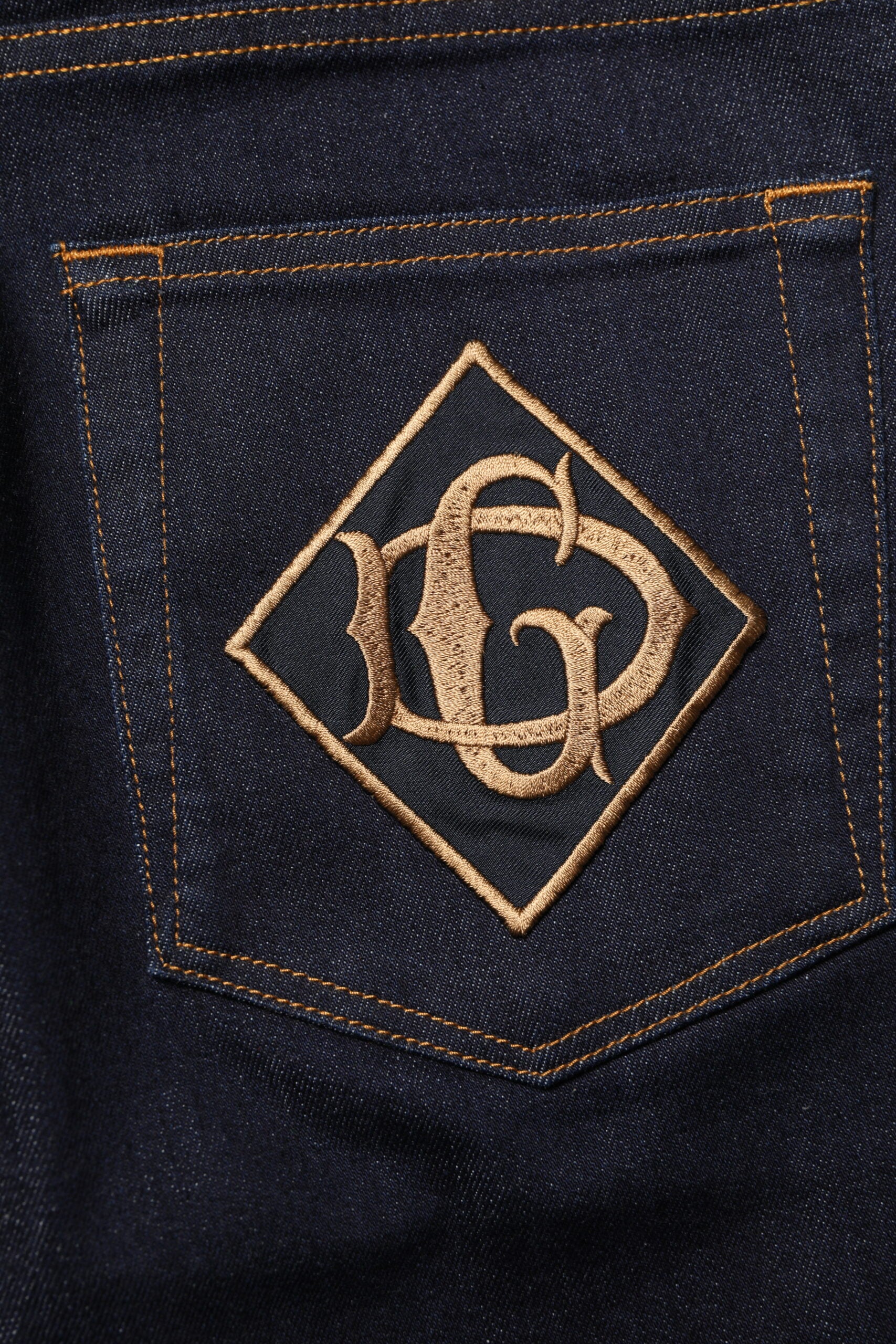Jeans skinny en denim de coton noir Dolce & Gabbana pour homme