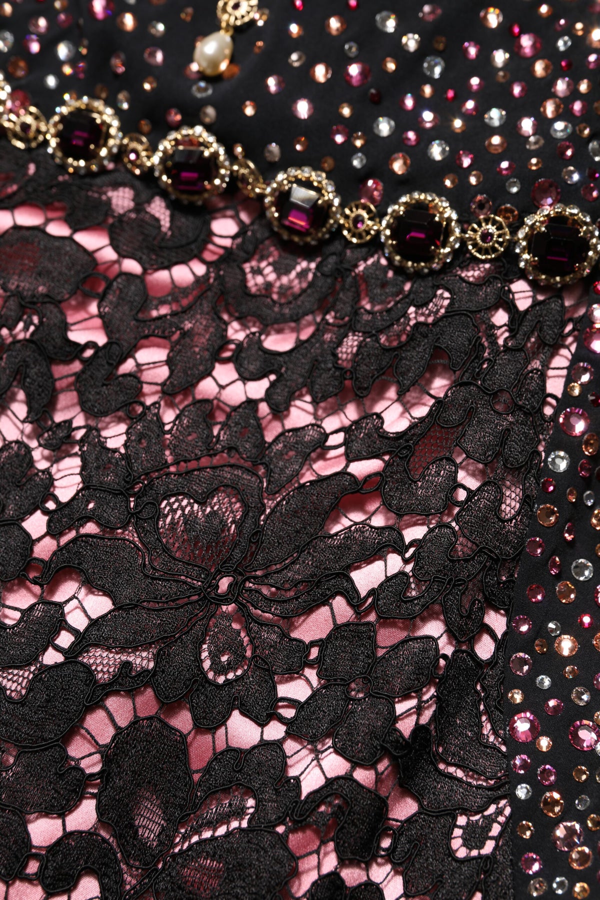 Dolce & Gabbana Meerjungfrauenkleid aus Multicolour mit Verzierungen