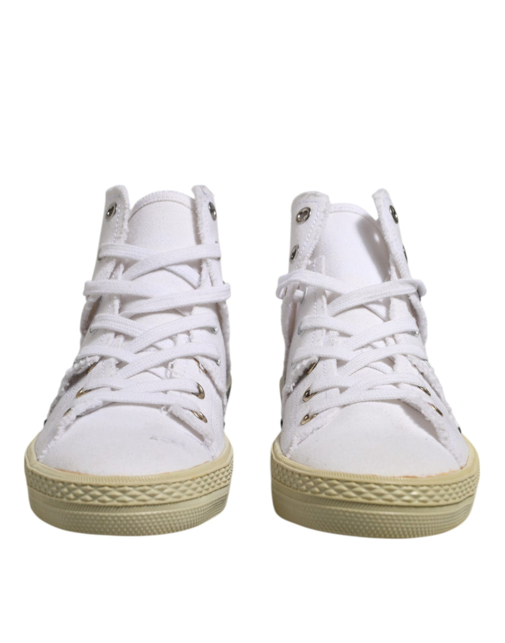 Chaussures Baskets Montantes Femme à Lacets Blanches Maison Margiela