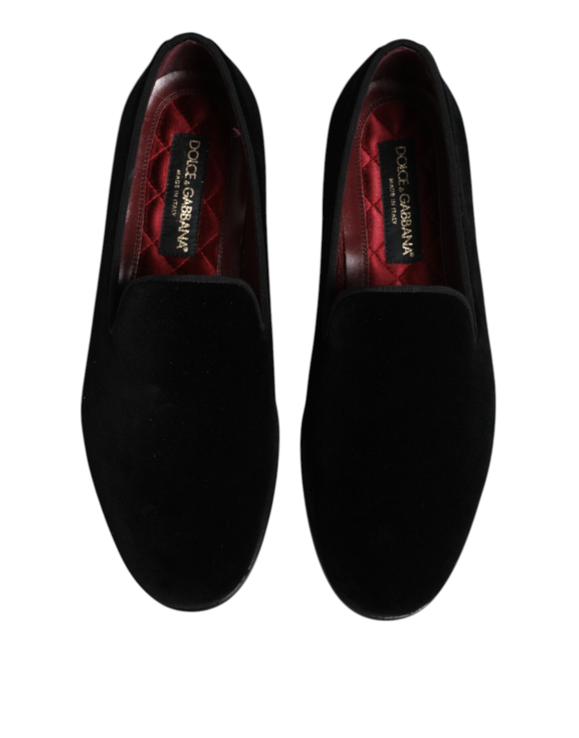 Mocassins Dolce & Gabbana en velours noir