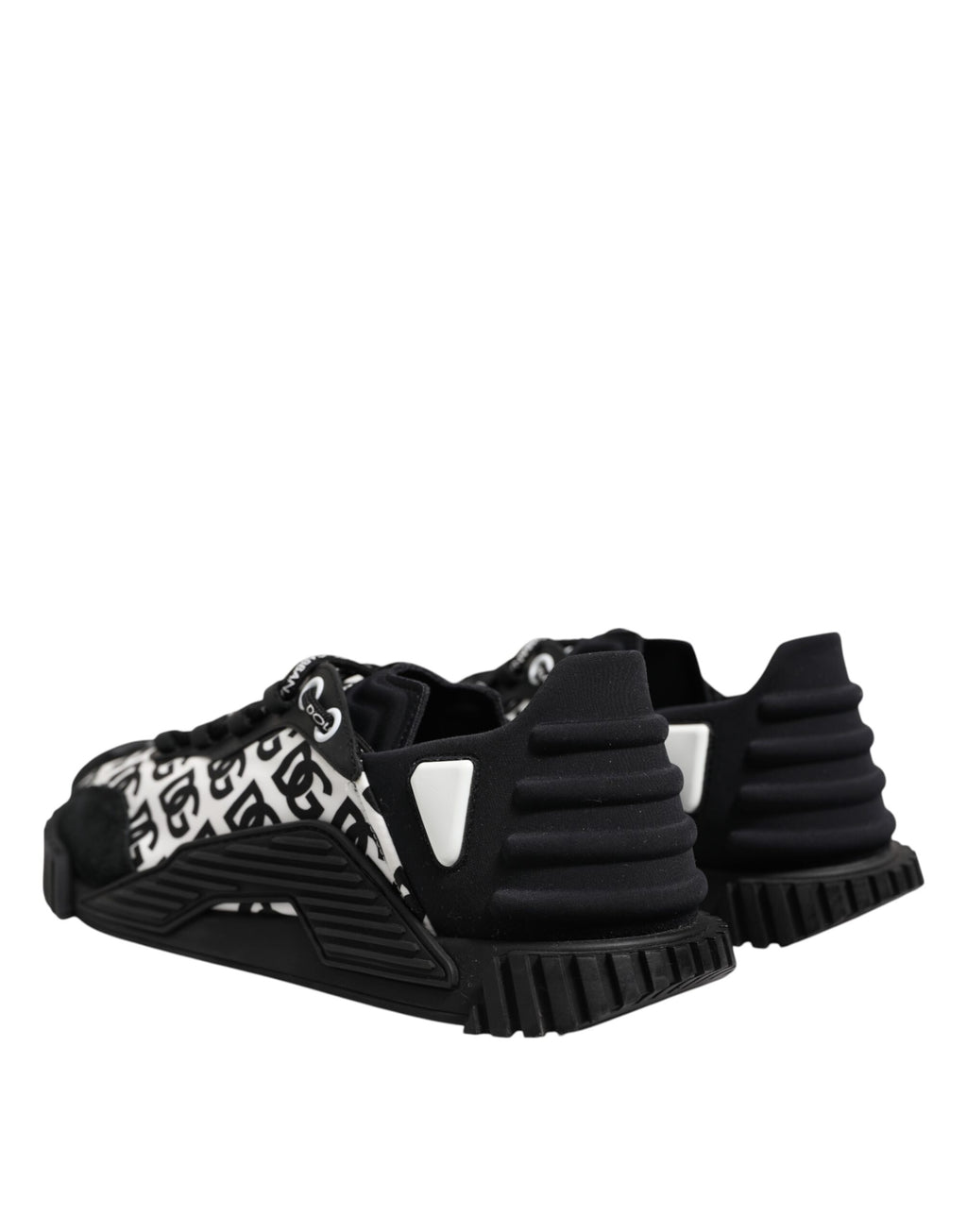 Chaussures Baskets Basses à Lacets NS1 Logo Noir Dolce & Gabbana