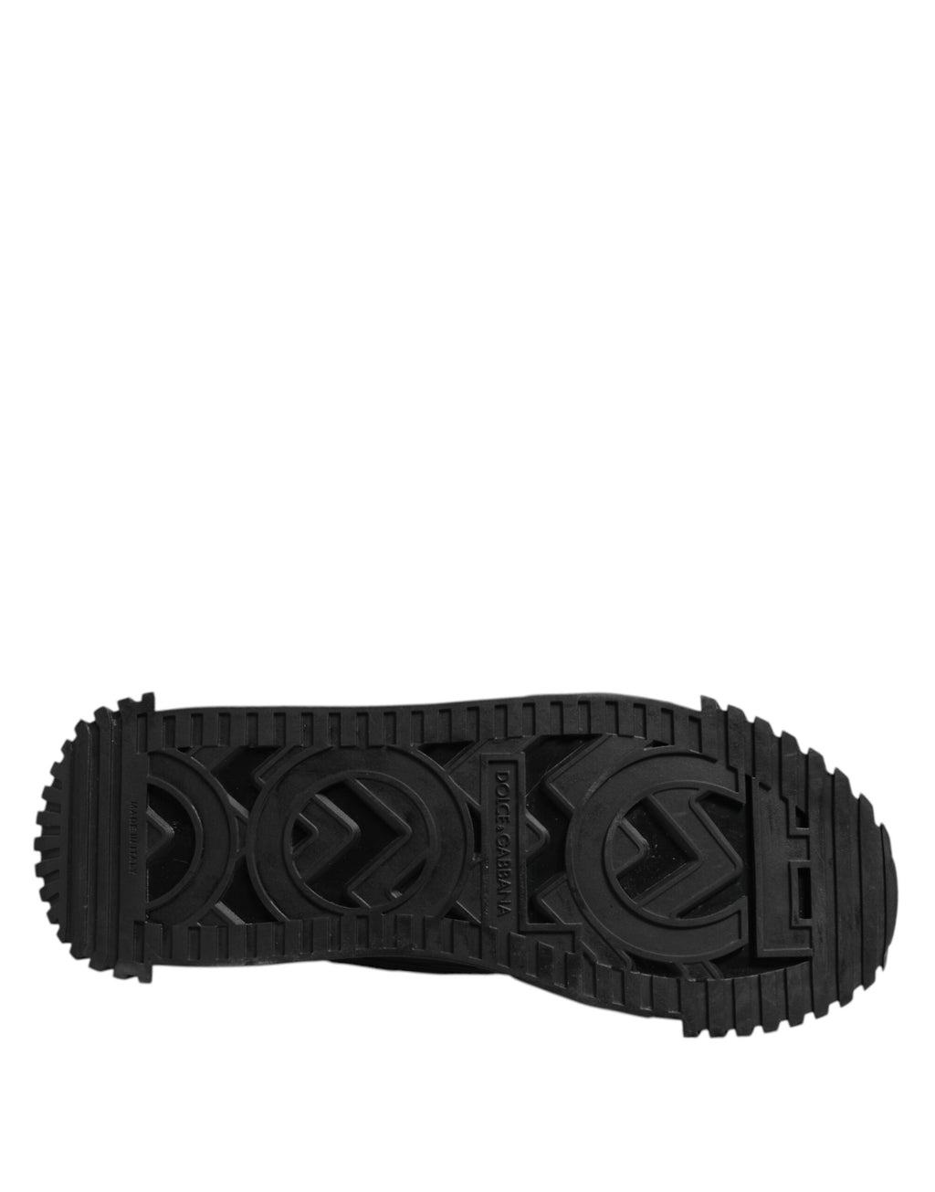 Chaussures Baskets Basses à Lacets NS1 Logo Noir Dolce & Gabbana