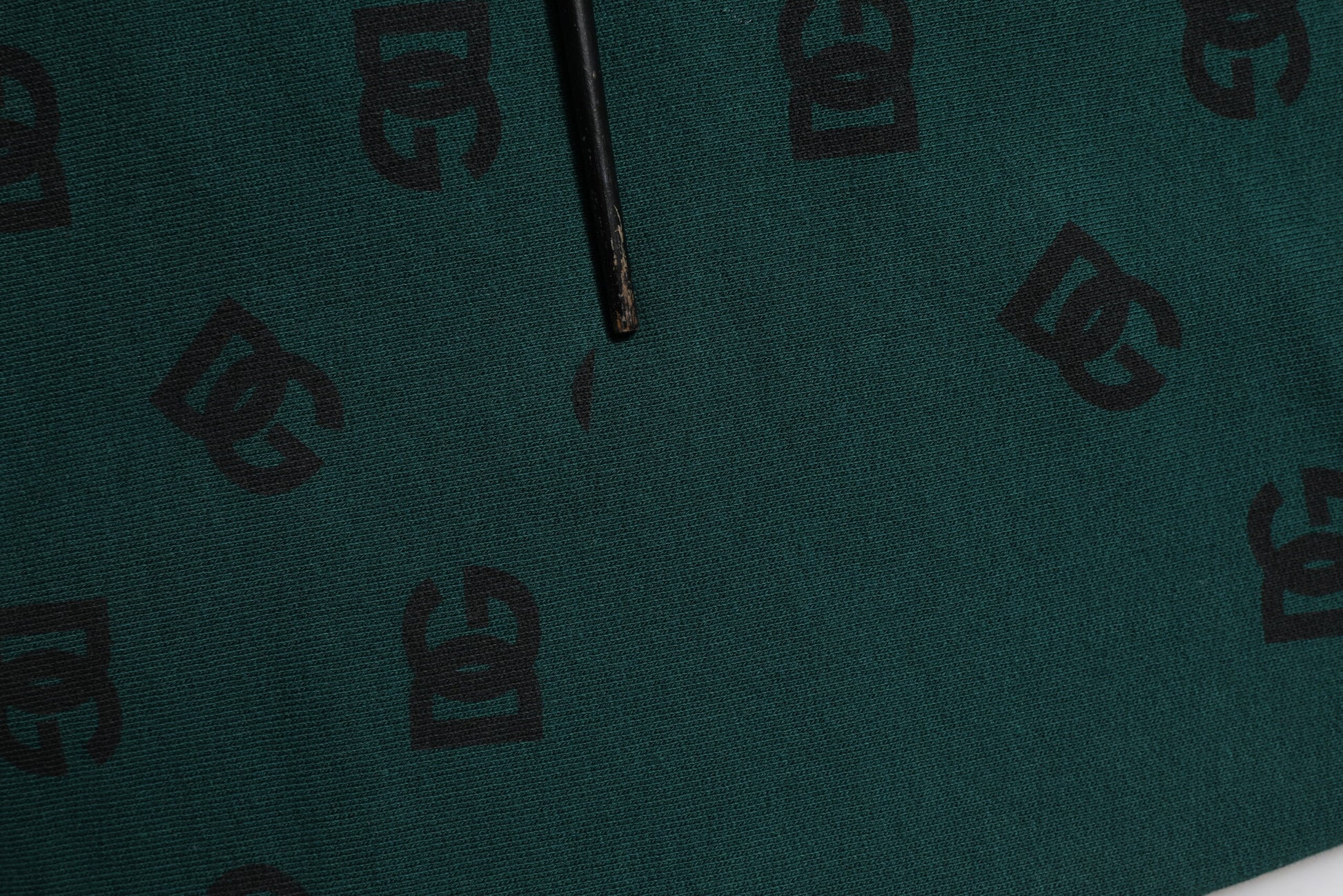 Pantalon de survêtement Dolce & Gabbana vert imprimé logo pour homme