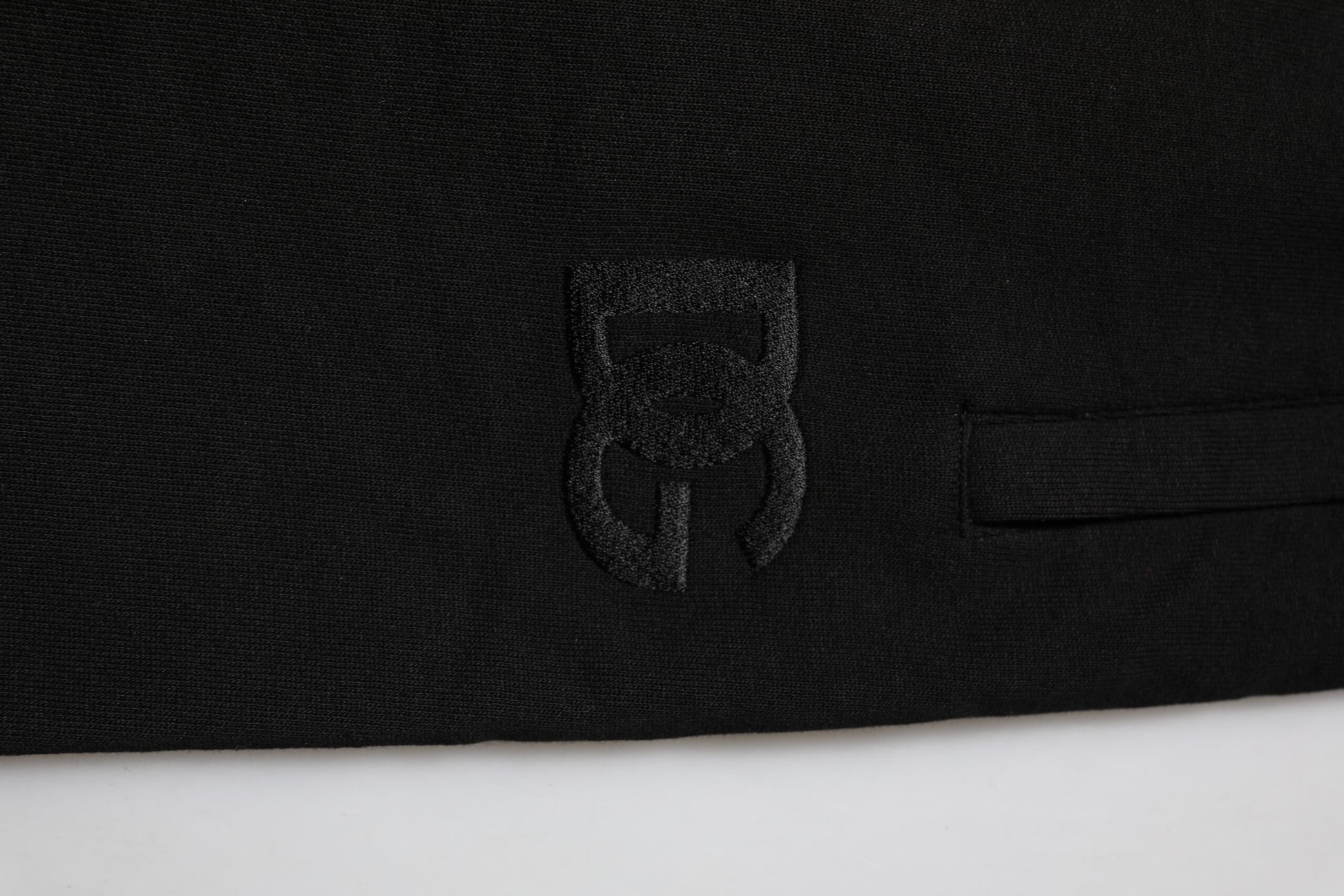 Pantalon de jogging homme Dolce & Gabbana en coton noir avec bande logo