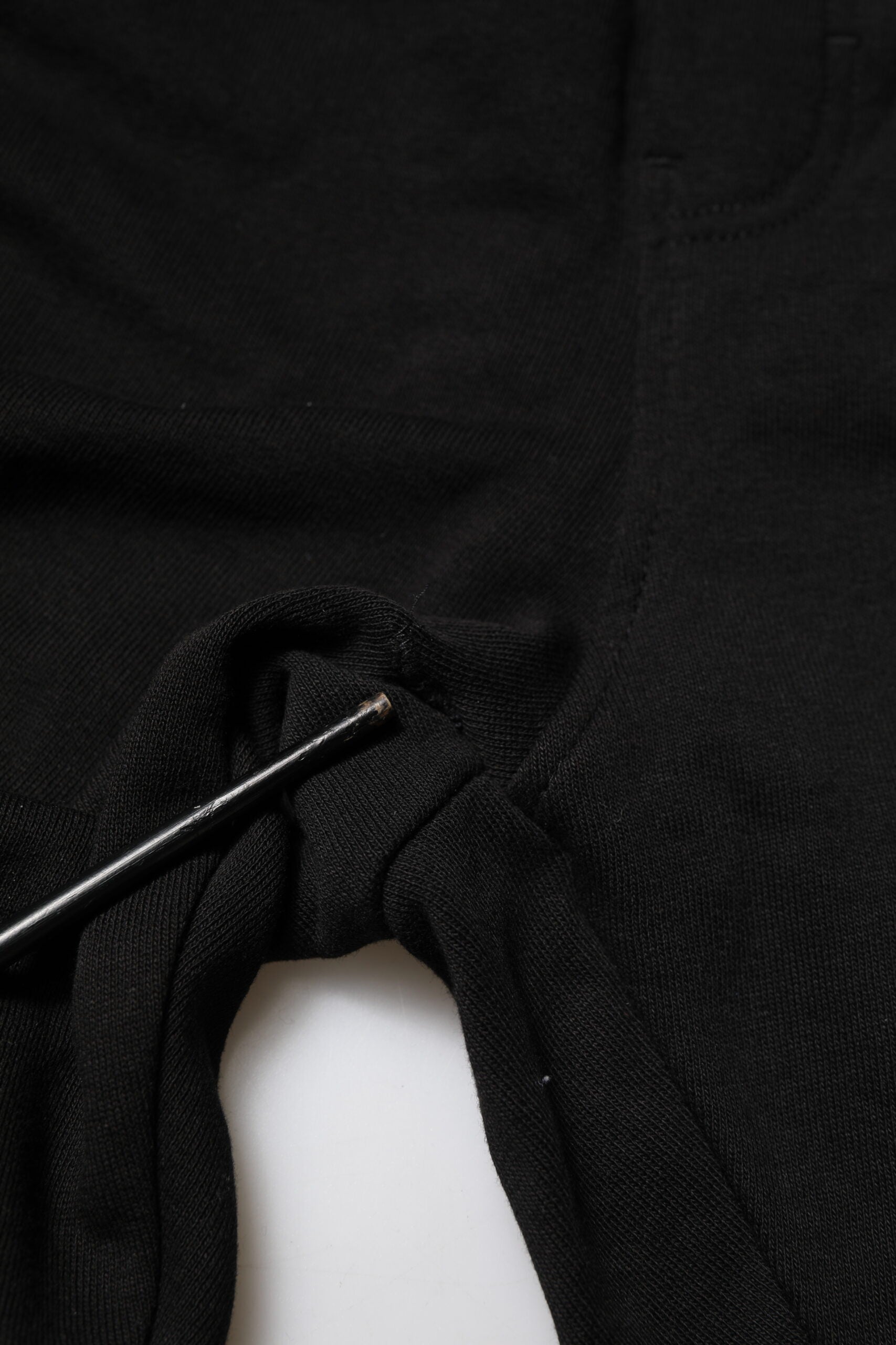 Pantalon de jogging homme Dolce & Gabbana en coton noir avec bande logo