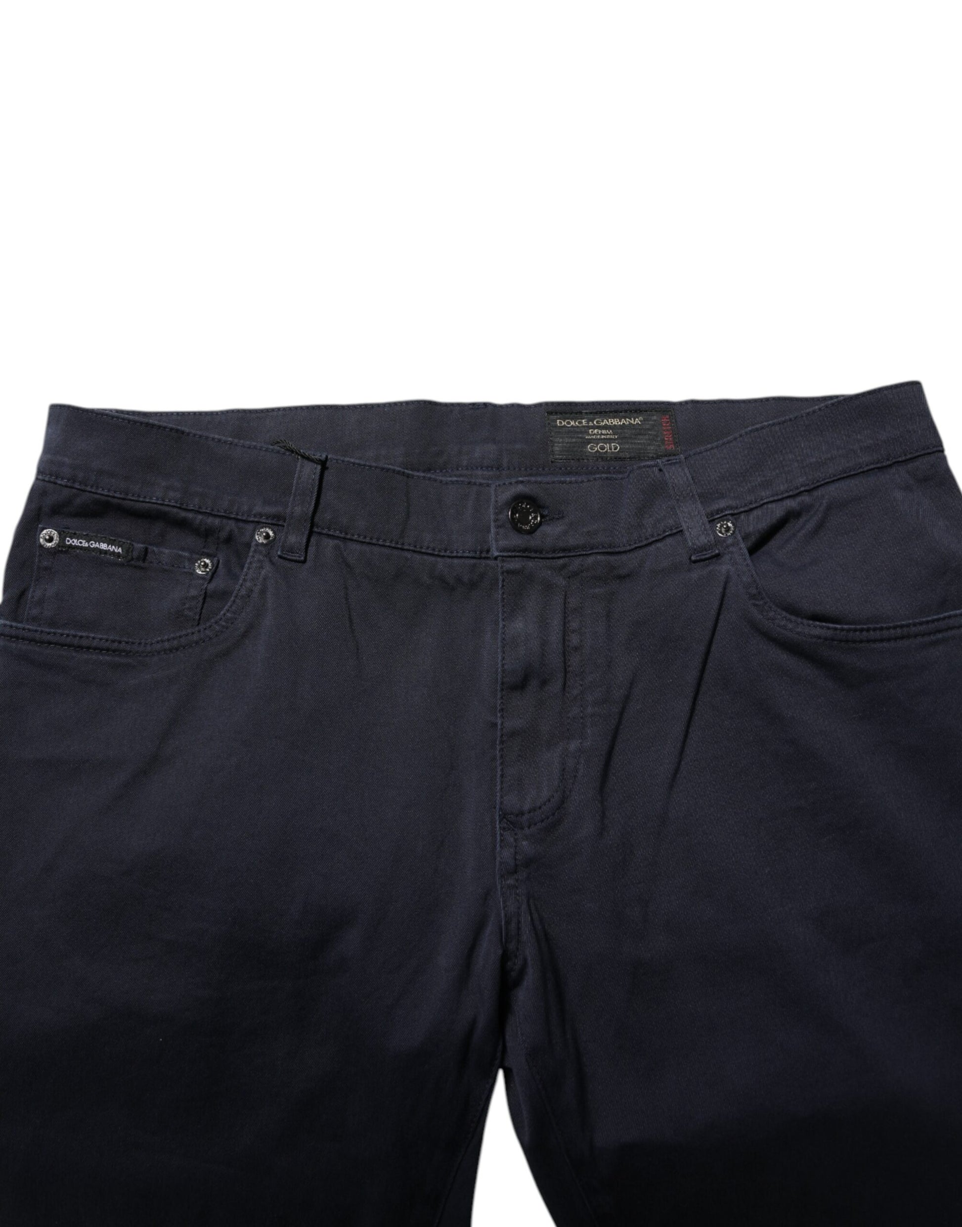 Jean slim en jean de coton bleu Dolce & Gabbana