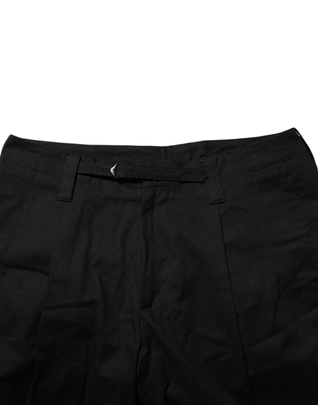 Shorts Bermudas Homme Dolce & Gabbana en Coton Noir Longueur Genoux