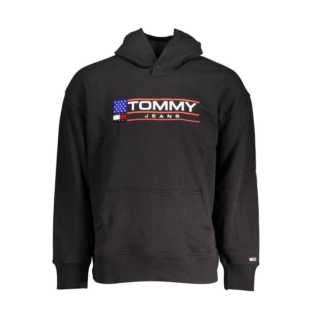 Pull homme Tommy Hilfiger en coton noir